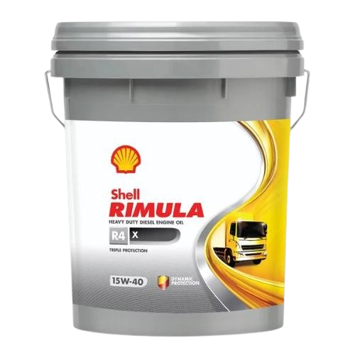 Shell - Rimula R4 X 15W-40 CI4 E7, HD Engine Oil - 20 Litre