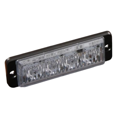 Warning Light with 4 LEDs - Surface Mount - Single Colours - 10-30 VDC - Haztec, 4-10014-x