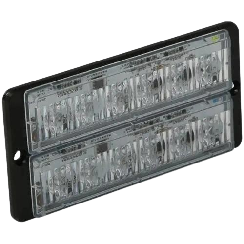 Warning Light with 2 x 6 LEDs - R65 Rated - Surface Mount - Two Colours - 10-40 VDC - Haztec, 4-10016-D-xx