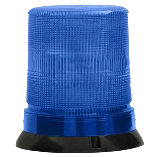 Beacon with 12 LEDs - High Profile - IP65 Rated - Amber/Blue Colour -10-30 VDC - Permanent Mount - Haztec, 3-3261-x