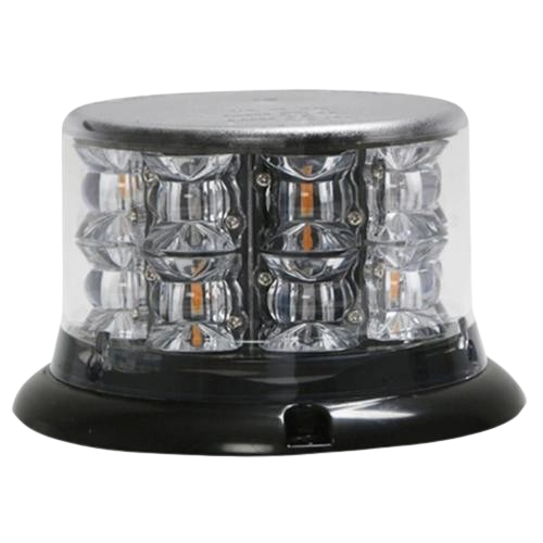 Beacon with 16 LEDs - Low Profile - R65 Rated - 10-40 VDC - Single Colours - Permanent Mount - Haztec, 3-3552-x