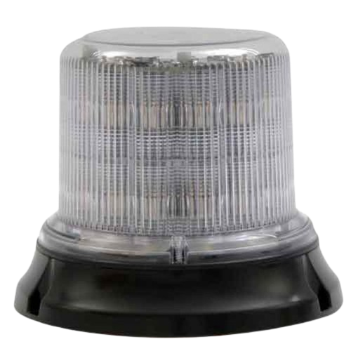 Beacon with 24 LEDs - Low Profile - R65 Rated - Class 2 - Amber Colour - Permanent Mount - Haztec, 3-3651-EAA