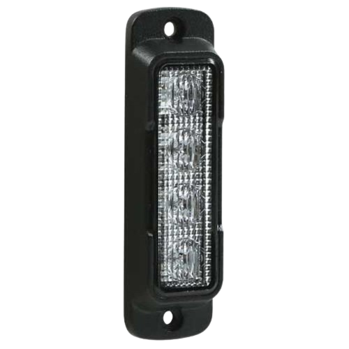 Warning Light with 4 LEDs - Vertical Mount, Slimline - R65 Rated - Single Colours - 10-30 VDC - Haztec, 4-3054-V-x