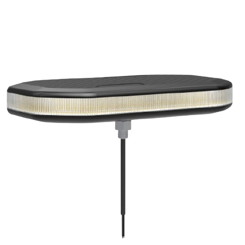 Minibar XC15 with Single Bolt Mount - Low Profile - R65 Rated - Class 1 - Amber Colour - 10-30 VDC - Haztec, 88-4015-A