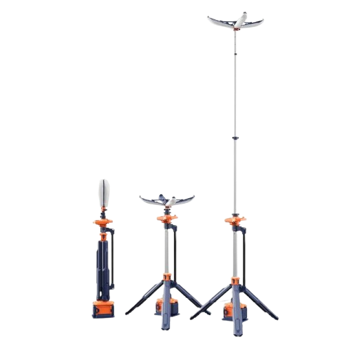 Power-2Go LED Lighting Tower, Portable, 360-Degree Coverage, Adjustable, 14,000 Lumens, PTG-PL-300 - Bare Unit