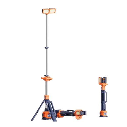 Power-2Go LED Work Light, Portable, Dual Head, Adjustable, 12,000 Lumens, PTG-TL-200DH - Bare Unit