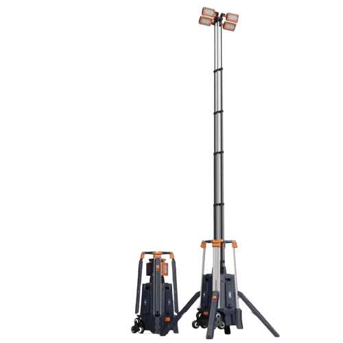 Power-2Go LED Work Light, Portable, Quad Head, 360-Degree Fully adjustable, PTG-TL-500-4.2 - Bare Unit