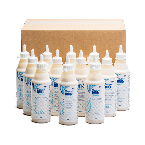 OKO OKO092 Magic Milk Tubeless Tyre Sealant, 12 x 500ml Case - Seals Punctures Up to 6mm