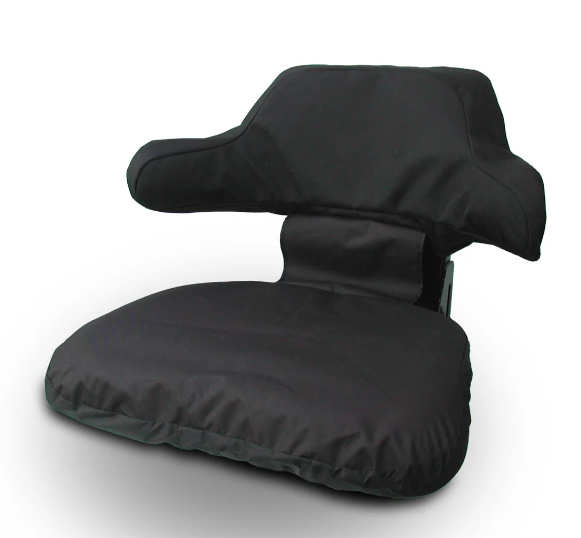 Tailored Wrap-around Seat Cover, Black - Tractor, Plant Machinery, Town & Country - T3LBLK