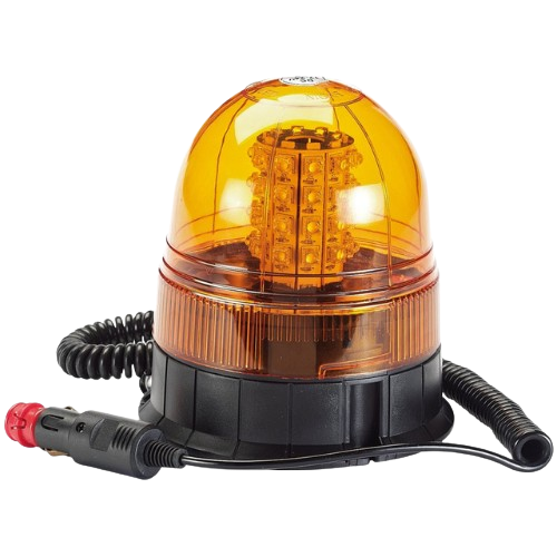 Draper 63881 12-24V LED Magnetic Base Rotating Beacon, 400 Lumens