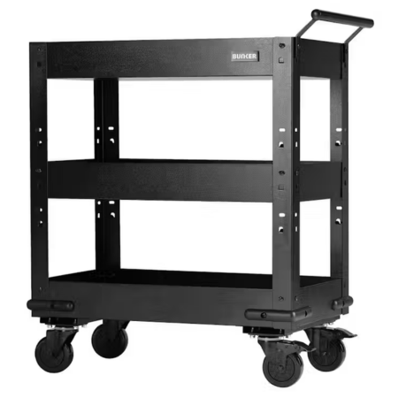 Draper 23643 BUNKER® Modular 3 Tier Trolley with Pull Handle, 714mm, Ex-Showroom, Grade B, 12 Months Warranty