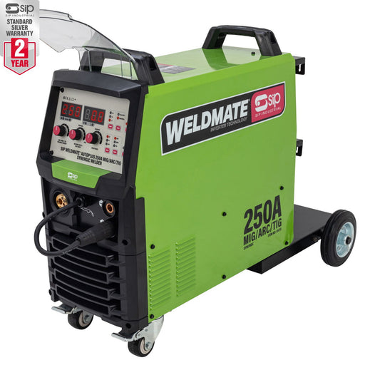 SIP 05751 WELDMATE® AUTOPLUS 250A MIG/ARC/TIG Synergic Welder, Ex-Showroom, Grade B, 12 Months Warranty