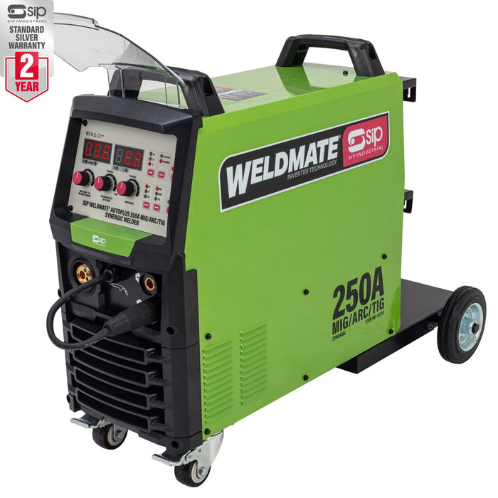 SIP 05751 WELDMATE® AUTOPLUS 250A MIG/ARC/TIG Synergic Welder, Ex-Showroom, Grade B, 12 Months Warranty