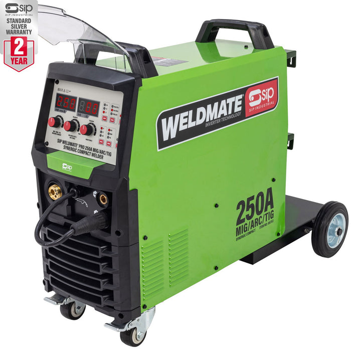 SIP 05752 WELDMATE® PRO 250A MIG/ARC/TIG Synergic Compact Welder
