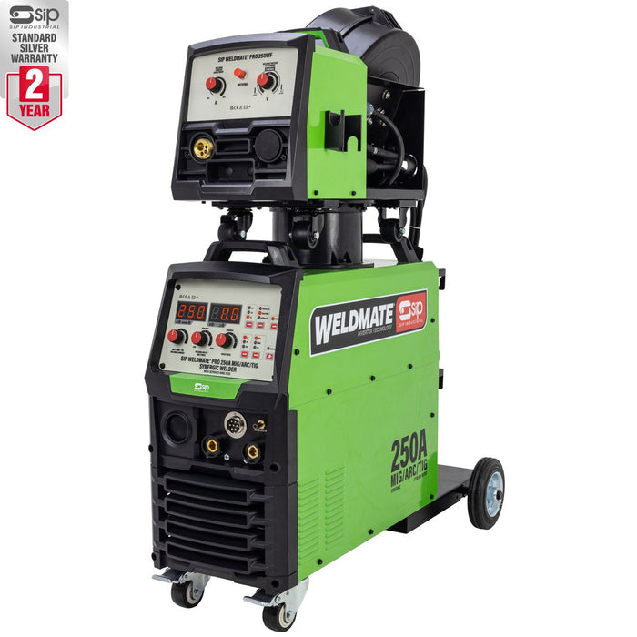 SIP 05753 WELDMATE® PRO 250A MIG/ARC/TIG Synergic Welder with Separate Wire Feed