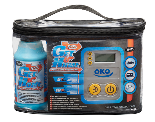 OKO OK022NEW TPMS-Friendly Get-u-Home™ Digital tyre repair kit