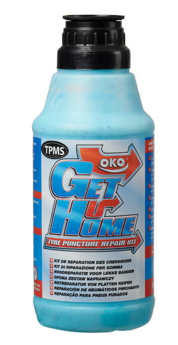 OKO Get-u-Home Emergency Tyre Repair Kit 500ml Replacement Bottle – TPMS Compatible | OK023