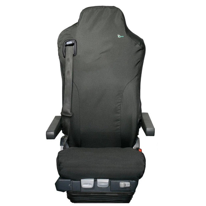 Seat Cover For Mercedes Truck - Individual Isringhausen Driver Seat with Adjustable Seatbelt, Town & Country - MERT03BLK