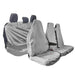 Seat Cover Set For Van, Double Passenger & Rear Bench Seat, Large Size, Grey, Town & Country - 3DSFGRY+VSGRY+VCRGRY