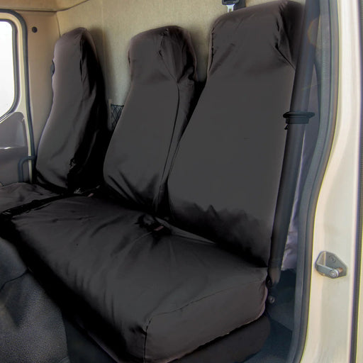 Seat Cover For Renault D Range - Individual Double Passenger Seat, Town & Country - DAF02BLK