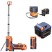 Power-2Go LED Work Light, Portable, Dual Head, Adjustable, 17000 Lumens with Lithium-ion Battery Pack & Lithium Battery Pack Charger - PTG-TL-400Combo