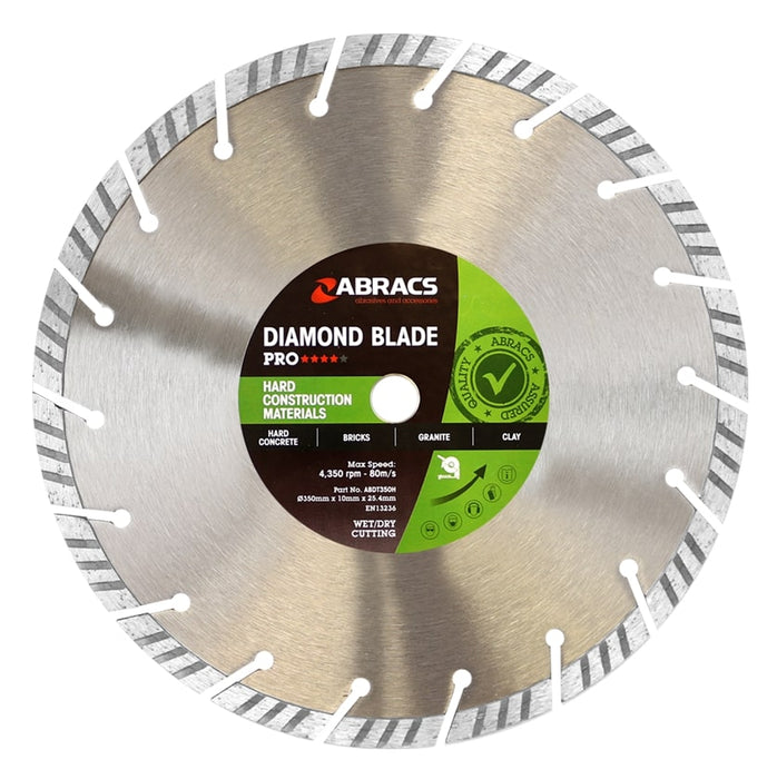Abracs Diamond Blade HCM - PRO, 350mm x 10mm 25.4mm, ABDT350H