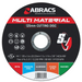 Abracs Multi-Material 5in1 Cutting Disc, 125 x 1.6 x 22mm - Pack of 25, HY12516FM
