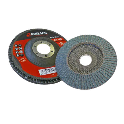 Abracs Flap Discs, 100mm x 120g - Pack of 25, ABFZ100B120