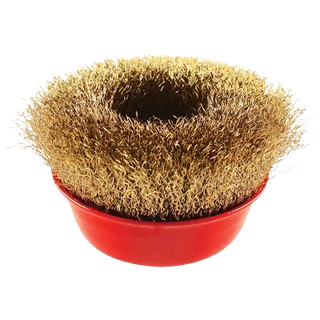 Abracs Crimp Bevel Brush - Display, 115mm x M14, WBB115M14C