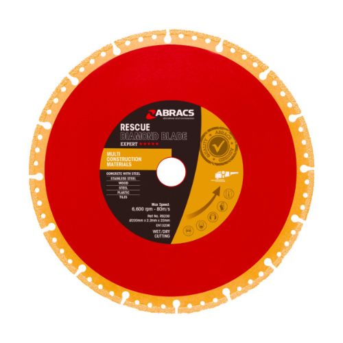 Abracs Diamond Rescue Blade, 400mm x 25mm, RB40025