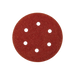 Abracs Hook & Loop Sanding Discs, 150mm x 80g - 6 HOLES - Pack of 5, ABHL8150080