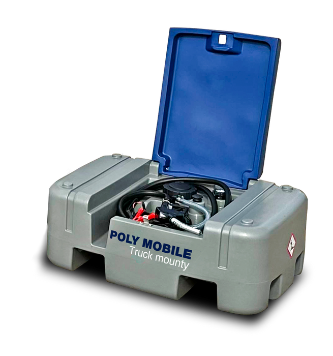Diesel Storage Tank with Pump, Mobile - 210 Litres, 40LPM, 12V, Dymac - PMD-TM-210L