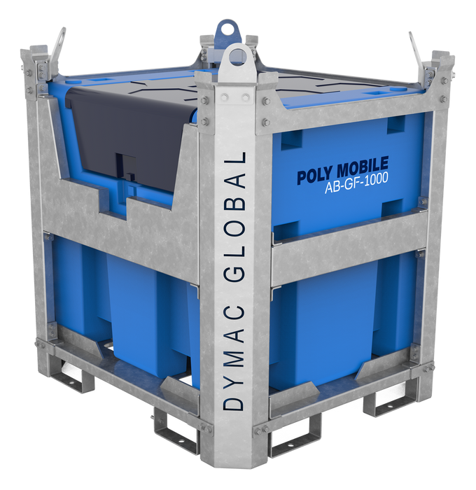 AdBlue Galvanished Portable Tank - 1000 Litres, Dymac - PMAB-GF-1000L
