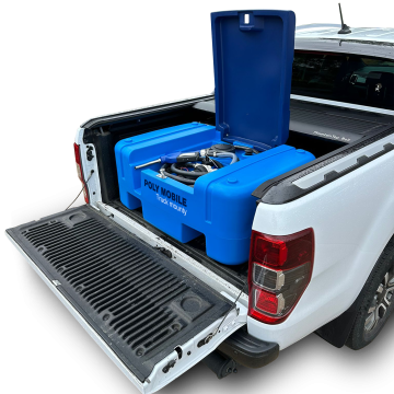 AdBlue Portable Tank with Pump - 210 Litres, 23LPM, 12V, Dymac - PMAB-TM-210L
