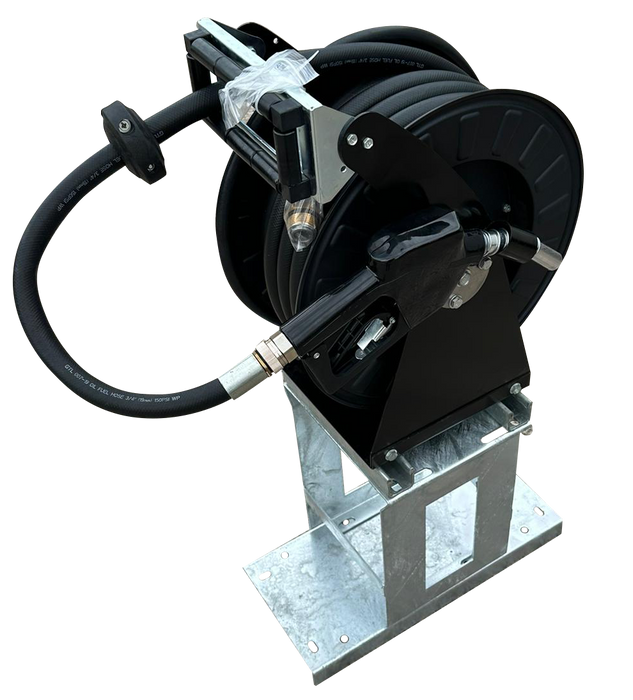 Hose Reel & Bracket Kit, DyMac - HR10-1-GFMB-HR-1