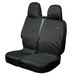 Nissan NV300 2014-2021 Folding LHD Double Passenger Seat Cover, Black - LHDTV02BLK_A3 - Town & Country