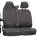 Seat Cover For Renault Master 2010 - 2024 Fixed Double Passenger - Black, Town & Country - TA7196
