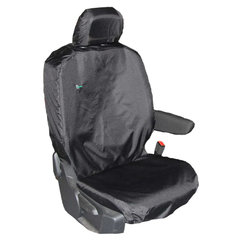 Seat Cover For Toyota Proace City - Single Passenger - Black, Town & Country - TA4829