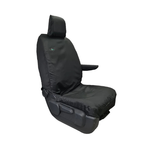 Seat Cover For Vauxhall Vivaro C 2019 Onwards - Driver - Black, Town & Country - CP01BLK