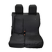 Seat Cover For Vauxhall Vivaro C 2019 Onwards - Double Passenger - Black, Town & Country - CP02BLK