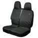 Seat Cover For Renault Trafic 2014 Onwards - Folding Double Passenger - Left Hand Drive, Town & Country - LHDTV02BLK