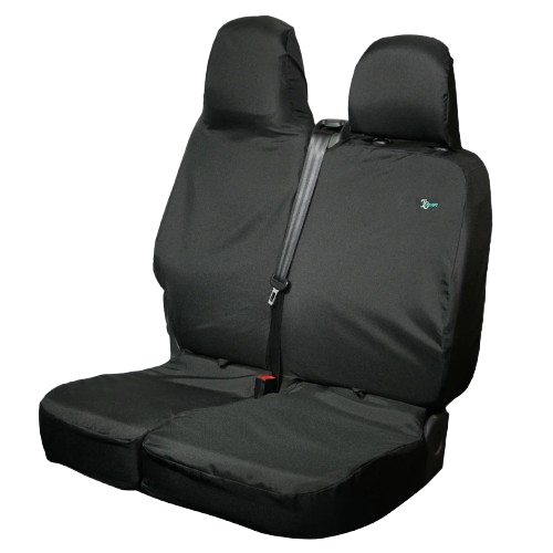 Seat Cover For Fiat Talento - Folding Double Passenger - Left Hand Drive, Town & Country - LHDTV02BLK