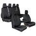 Seat Cover For Van, Ford Transit 2014 Onwards, Front & Rear Set, Town & Country - TCSBLK+TA5055+TTC14BLK