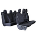 Seat Cover For Van, Ford Transit 2014 Onwards, Front & Rear Set, Town & Country - TCSBLK+TRD14BLK+TCCBLK