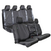 Seat Cover For Van, Ford Transit 2014 Onwards, Front & Rear Set, Town & Country - TCSBLK+TRD14BLK+TRC14BLK
