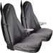 Seat Cover For Ford Transit Pre-2013 Front Single Passenger Seat, Town & Country - TRSBLK+TRSBLK