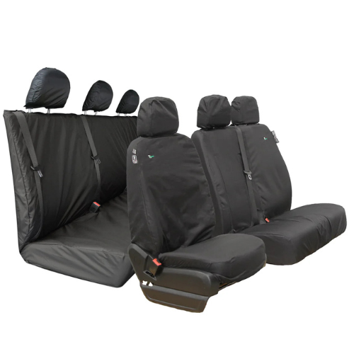 Seat Cover For Mercedes Sprinter 2018 Onwards, Front & Rear Set With Double Passenger & Rear Three Seat, Town & Country - TA6236+TA4690