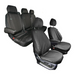 Seat Cover For Mercedes Vito, Front & Rear Set With Front Single Passenger Seat, Town & Country - TA4324+TA4331+MERV03BLK