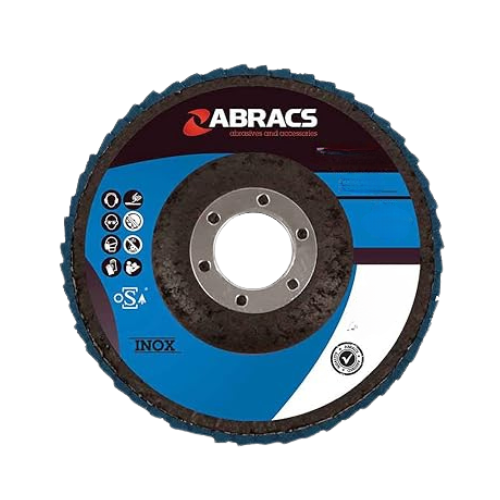 Abracs Flap Discs, 100mm x 40g - Pack of 25, ABFZ100B040