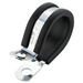 P-Clip Clamp - 25mm Closed Diameter, 304 Stainless Steel, M8, High Temperature Resistant Liner - Pack of 25, PNSH25BG